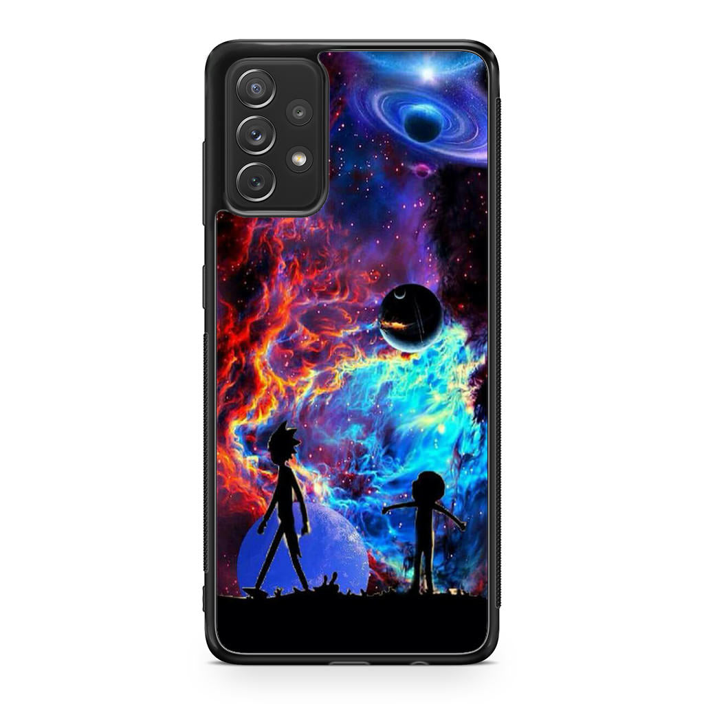 Rick And Morty Flat Galaxy Galaxy A53 5G Case