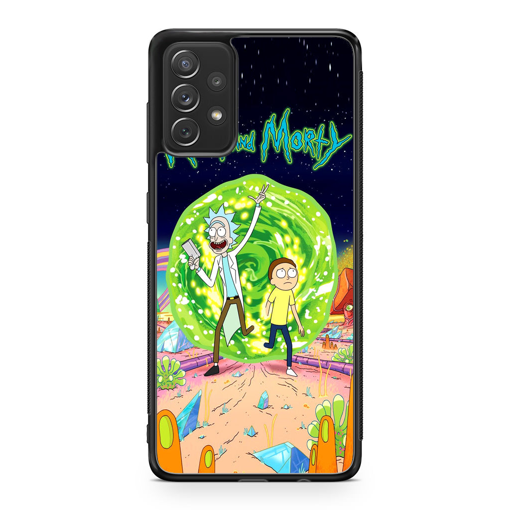 Rick And Morty Portal Gun Galaxy A23 5G Case