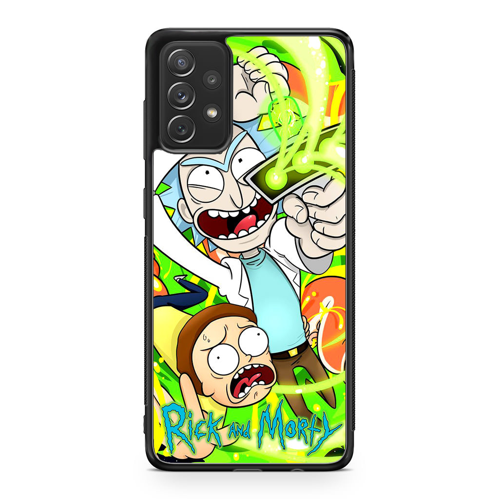 Rick And Morty Shoot Portal Gun Galaxy A23 5G Case