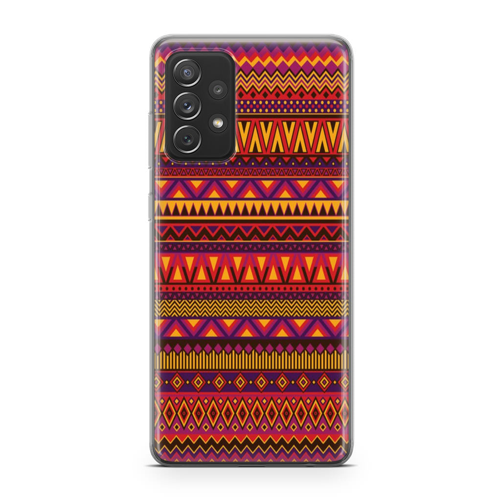 African Aztec Pattern Galaxy A53 5G Case
