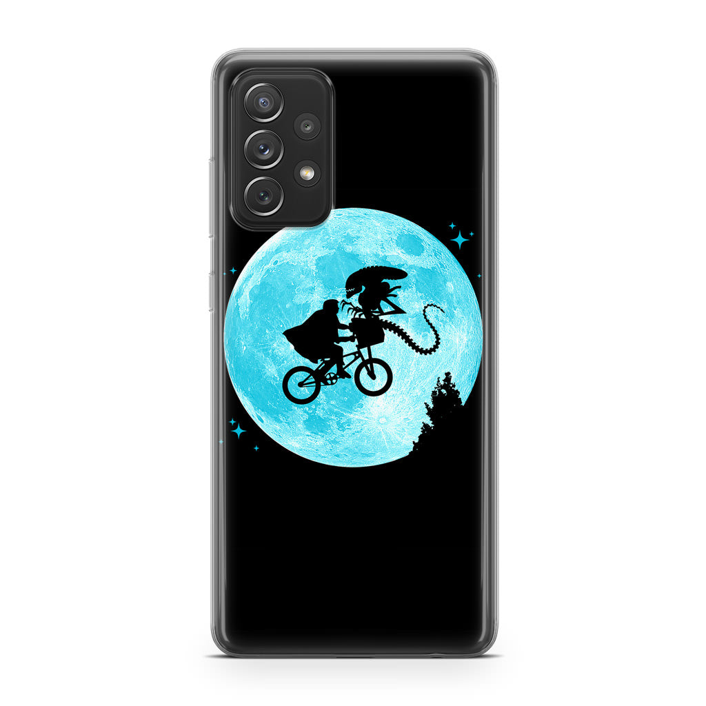 Alien Bike to the Moon Galaxy A53 5G Case