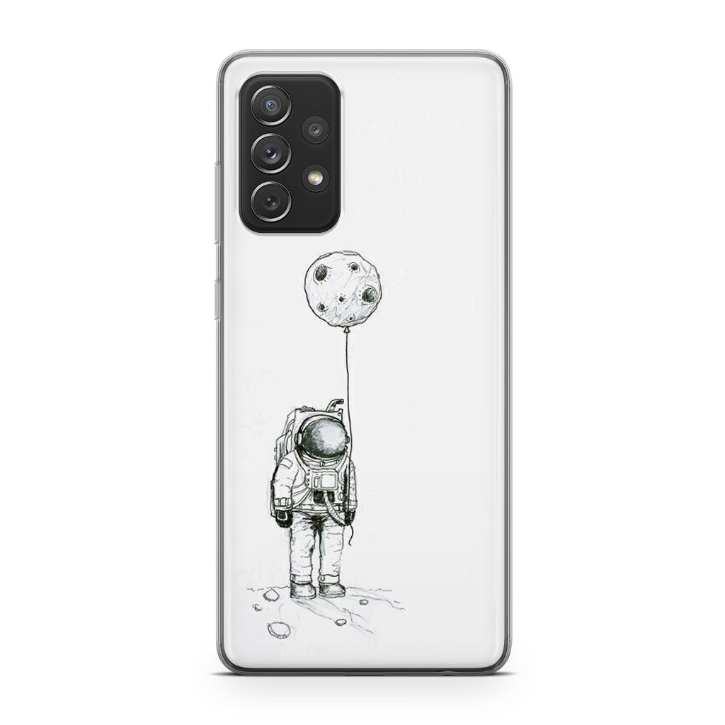 Astronaut Moon Balloon Galaxy A23 5G Case