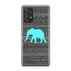 Aztec Elephant Turquoise Galaxy A53 5G Case