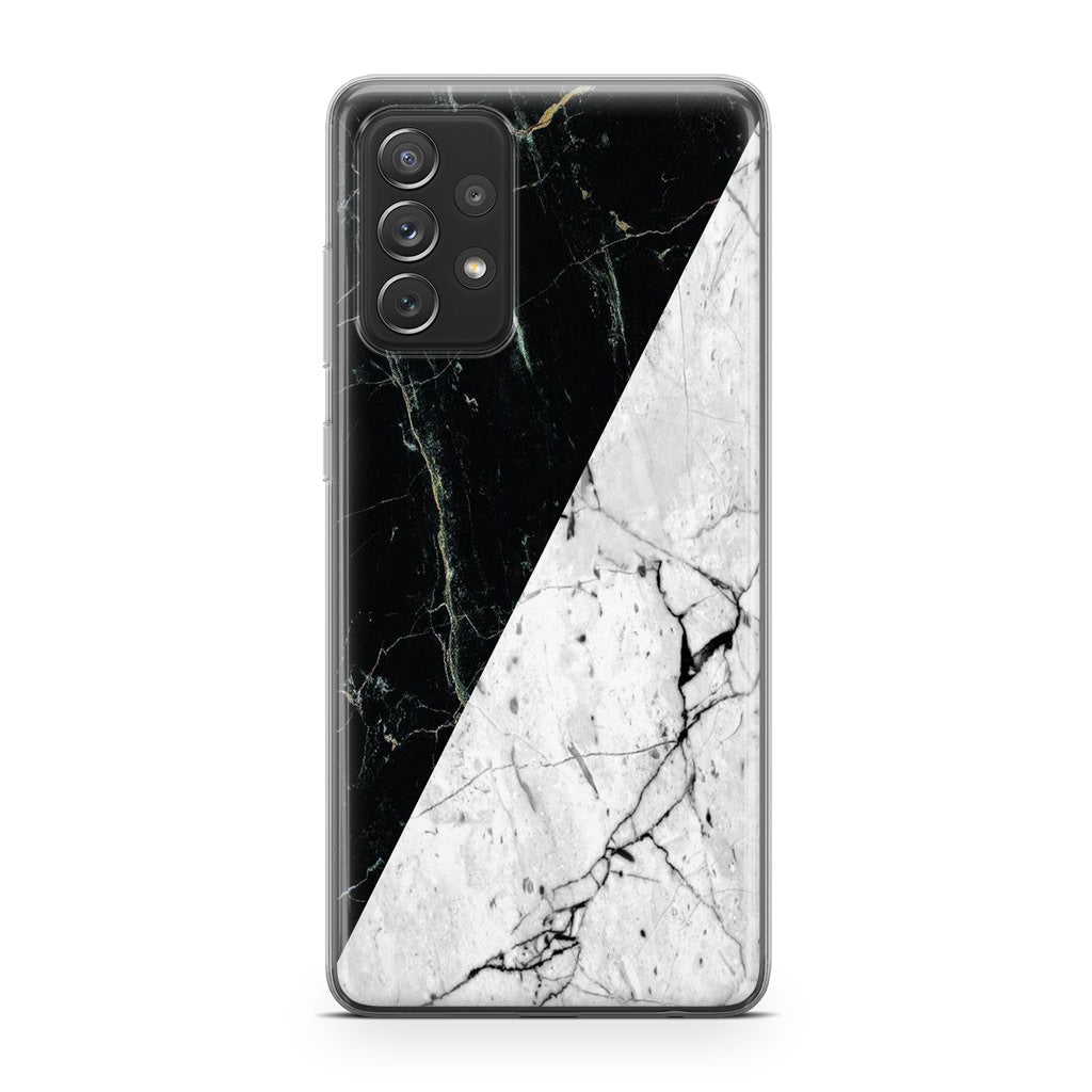 B&W Marble Galaxy A53 5G Case
