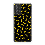 Bananas Fruit Pattern Black Galaxy A53 5G Case
