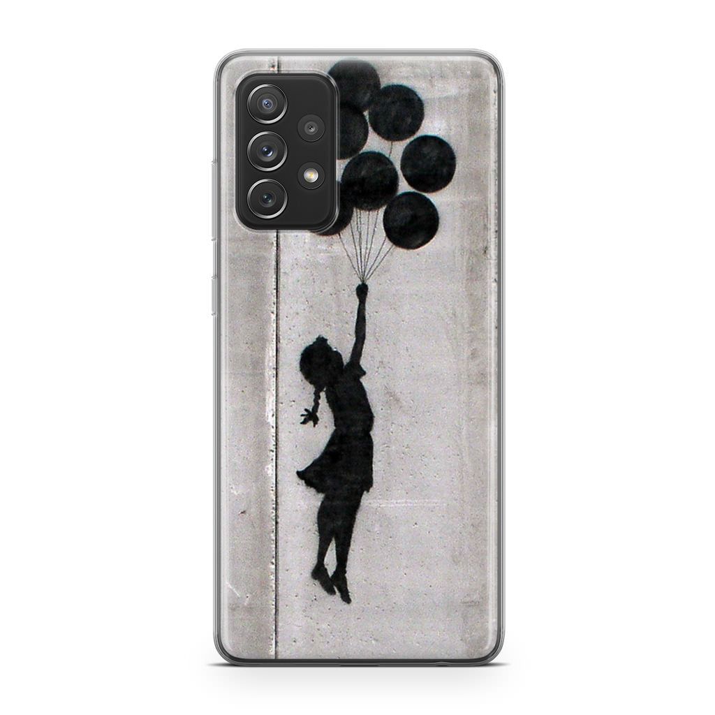 Banksy Girl With Balloons Galaxy A53 5G Case