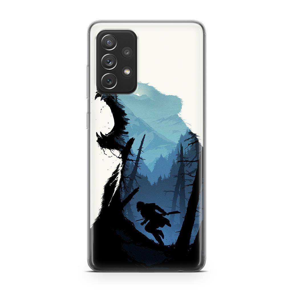 Bear Hunter Art Galaxy A53 5G Case