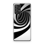 Black and White Twist Galaxy A23 5G Case