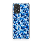 Blue Camo Galaxy A53 5G Case