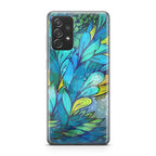 Colorful Art in Blue Galaxy A53 5G Case