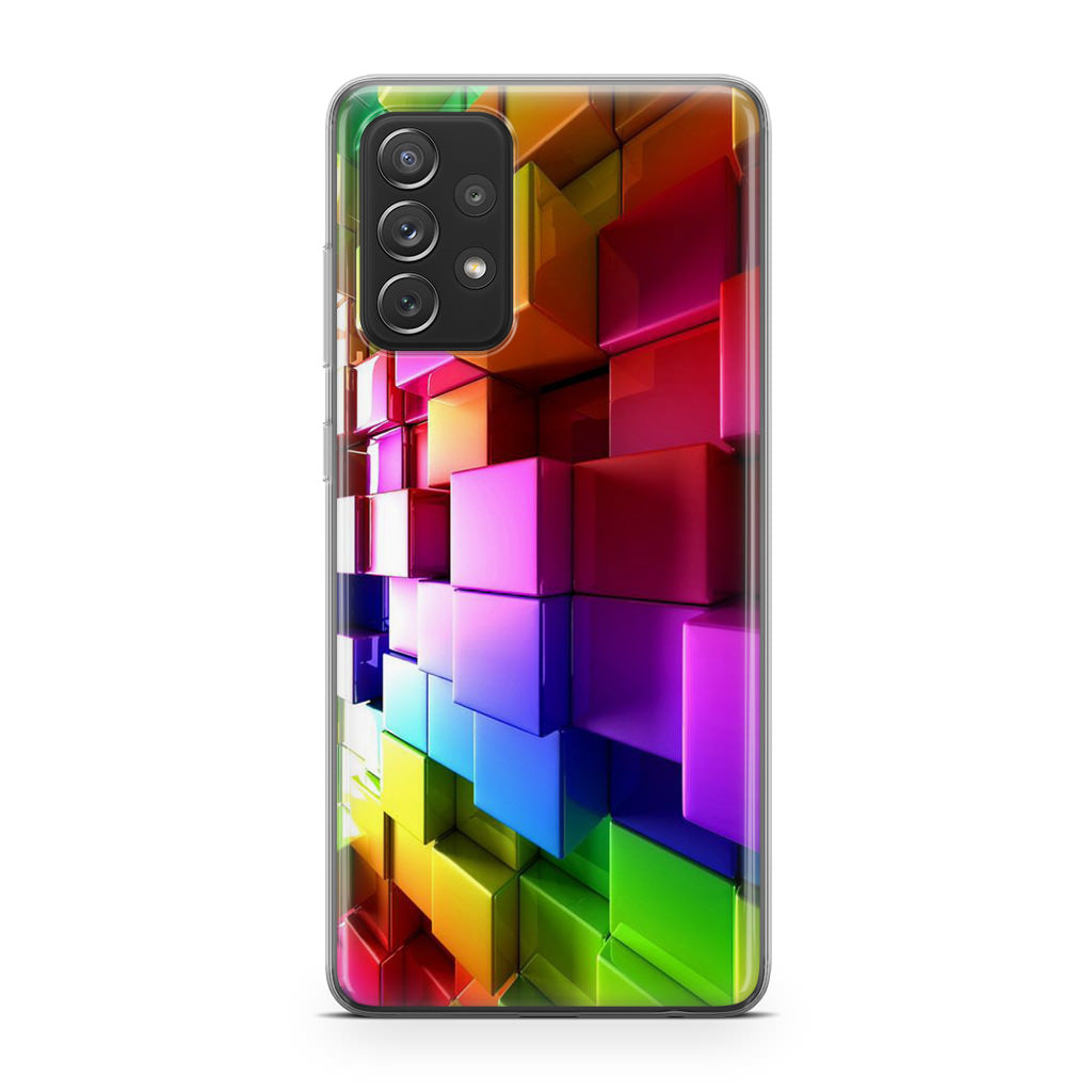 Colorful Cubes Galaxy A53 5G Case