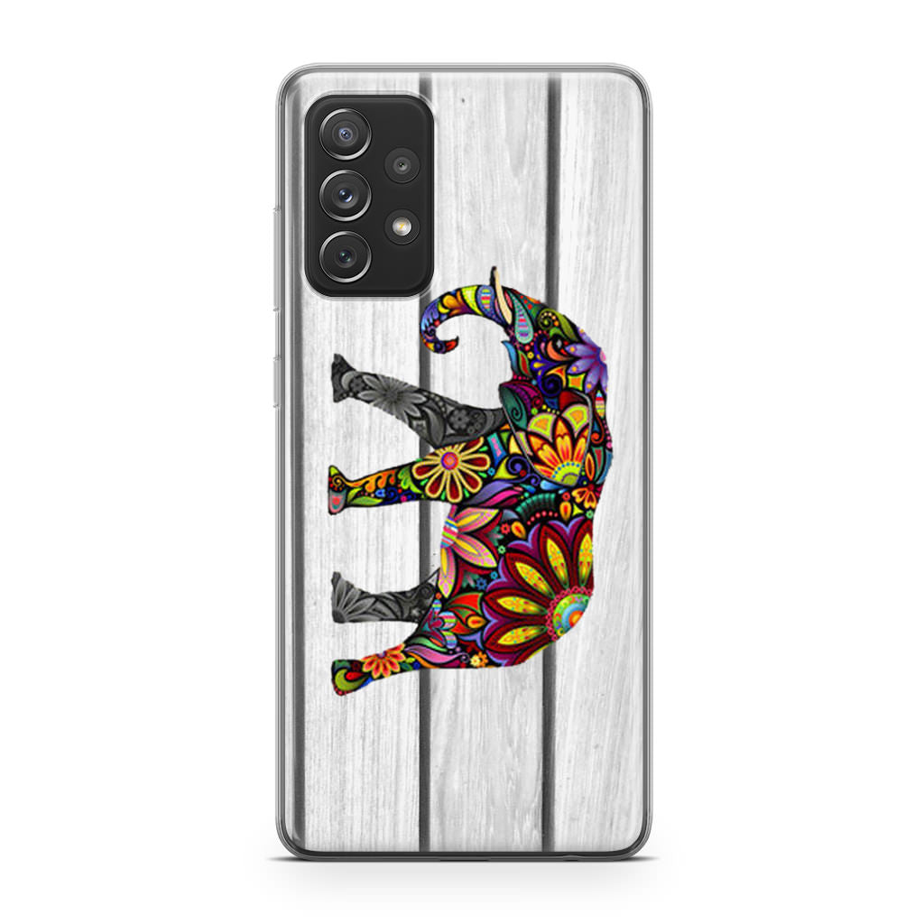 Colorful Elephant Flower Galaxy A23 5G Case