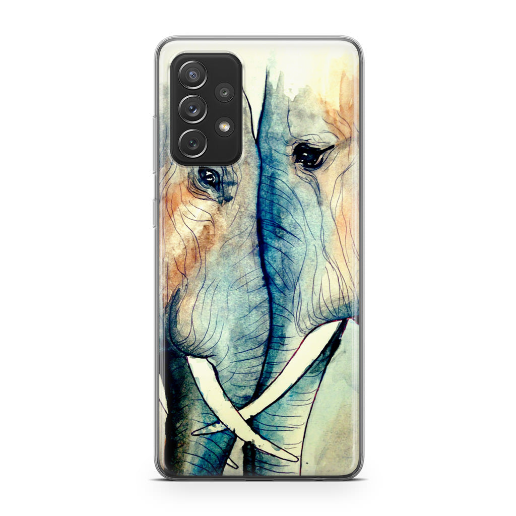Elephants Sadness Galaxy A53 5G Case