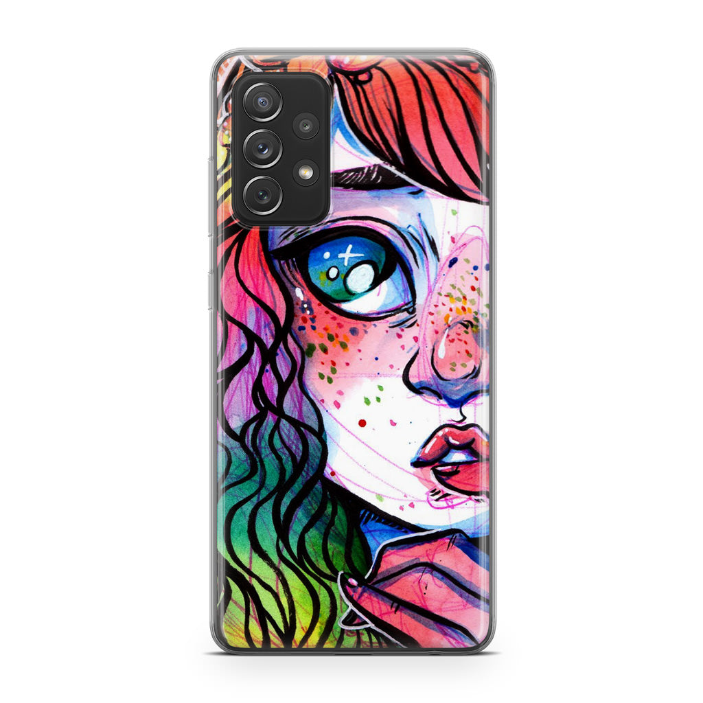 Eyes And Braids Galaxy A53 5G Case