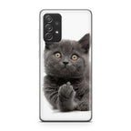 Finger British Shorthair Cat Galaxy A53 5G Case