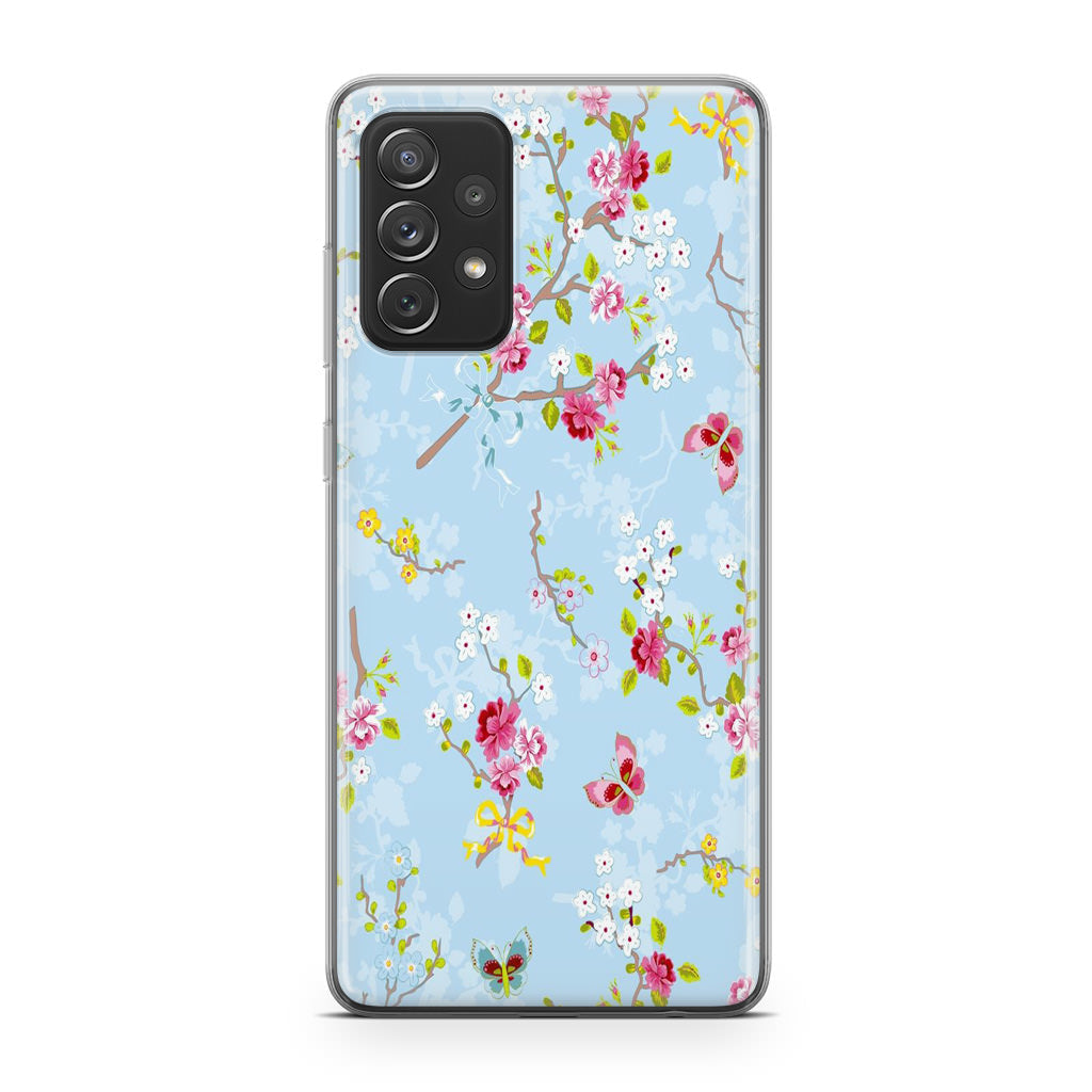 Floral Summer Wind Galaxy A53 5G Case