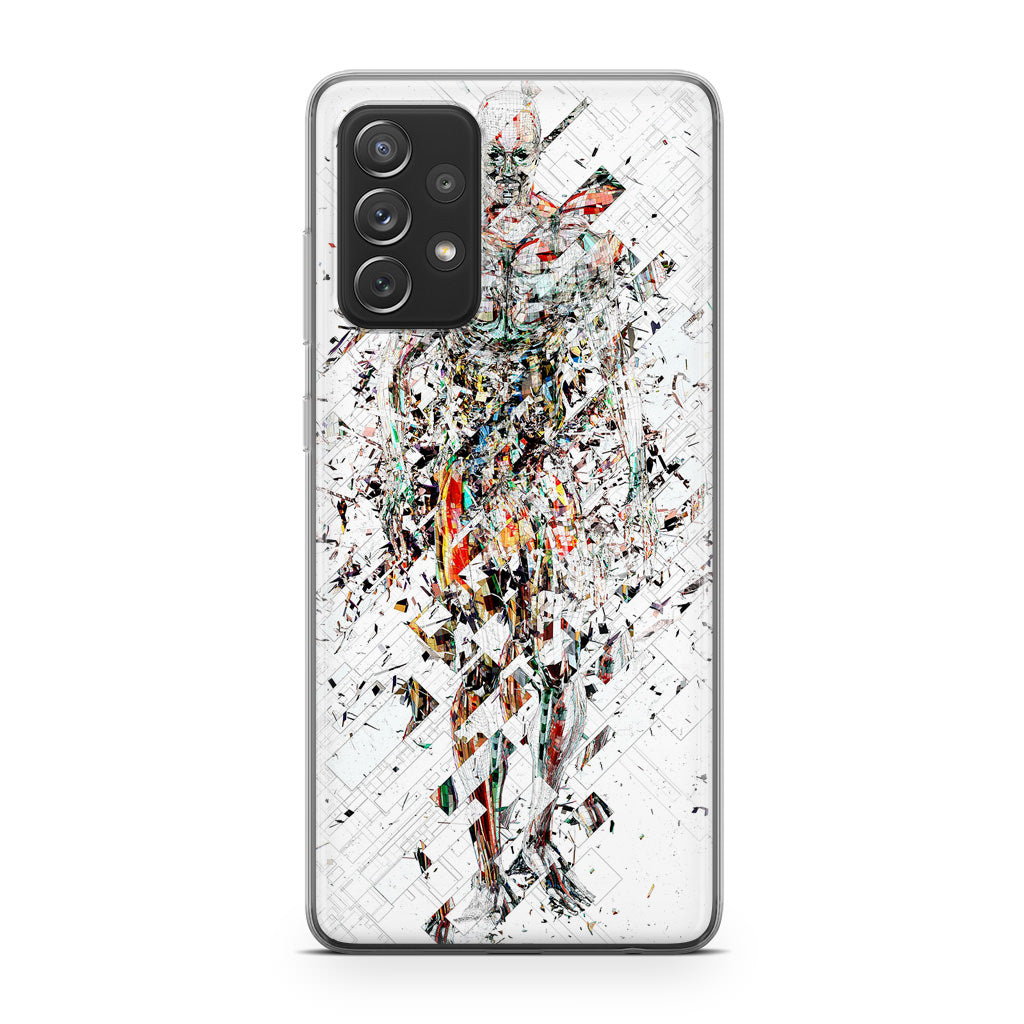 Fragmantacia Art Human Abstract Galaxy A53 5G Case