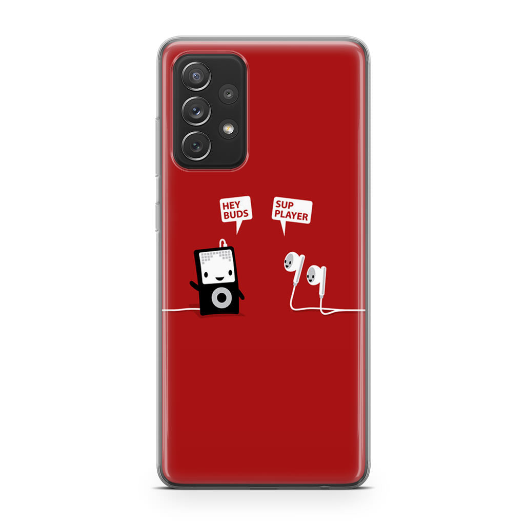 Funny Music Headphones Player Buds Galaxy A53 5G Case