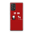 Funny Music Headphones Player Buds Galaxy A53 5G Case