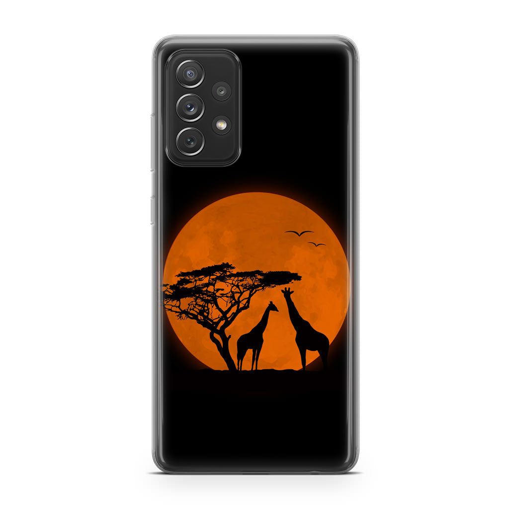 Giraffes Silhouette Galaxy A23 5G Case
