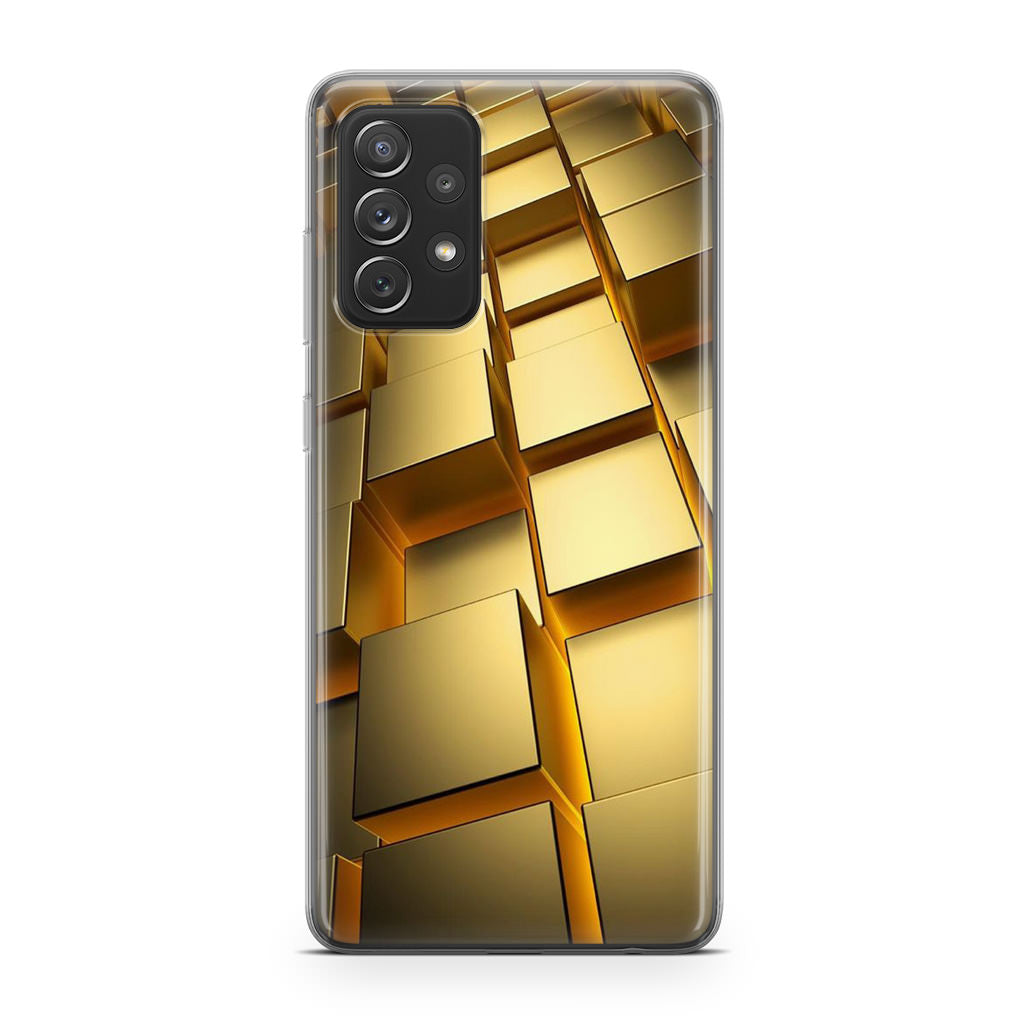 Golden Cubes Galaxy A53 5G Case