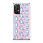 Horned Whales Pattern Galaxy A53 5G Case