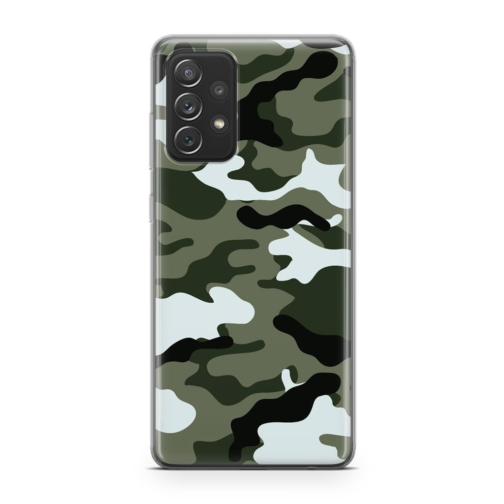 Military Green Camo Galaxy A23 5G Case