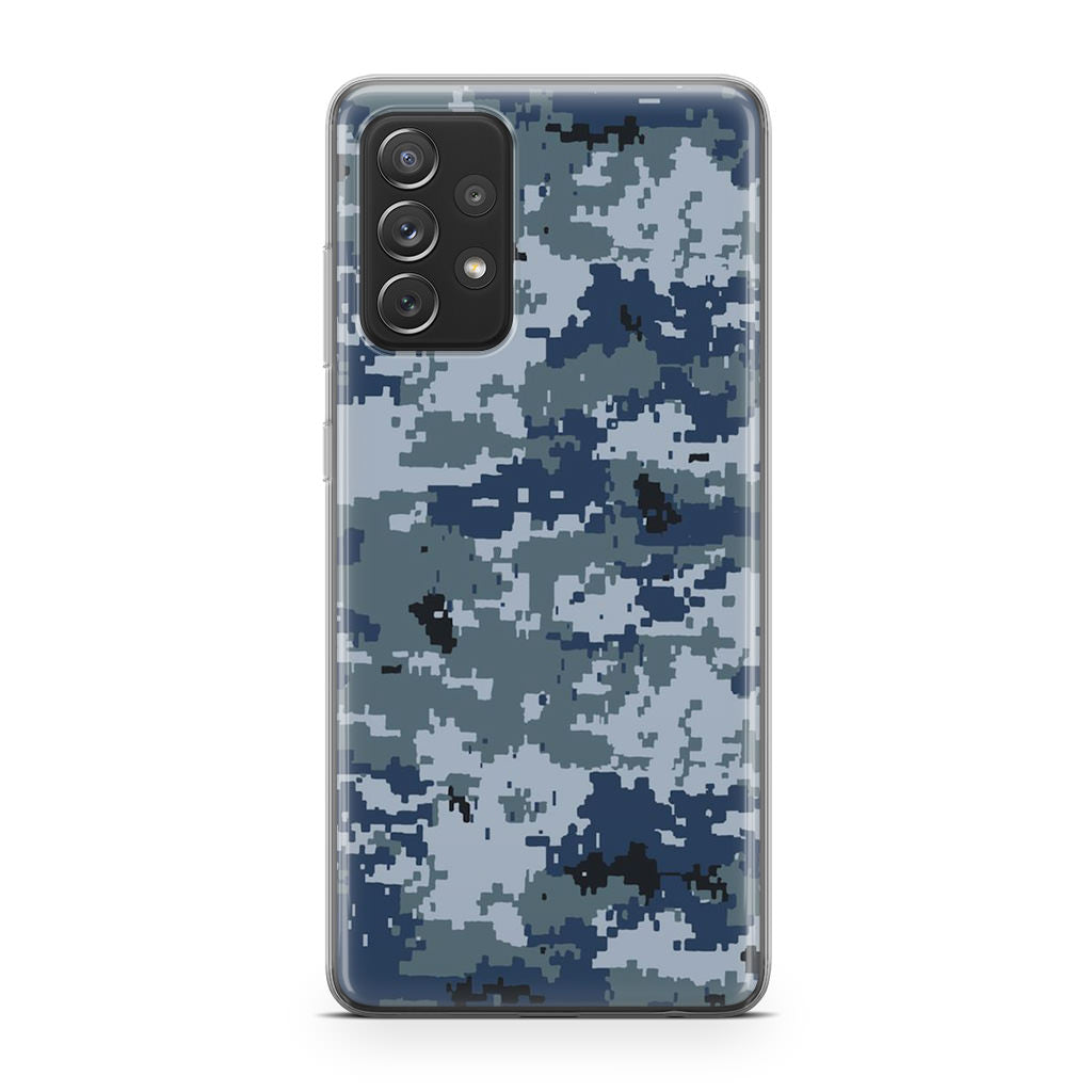 Navy Camo Galaxy A53 5G Case