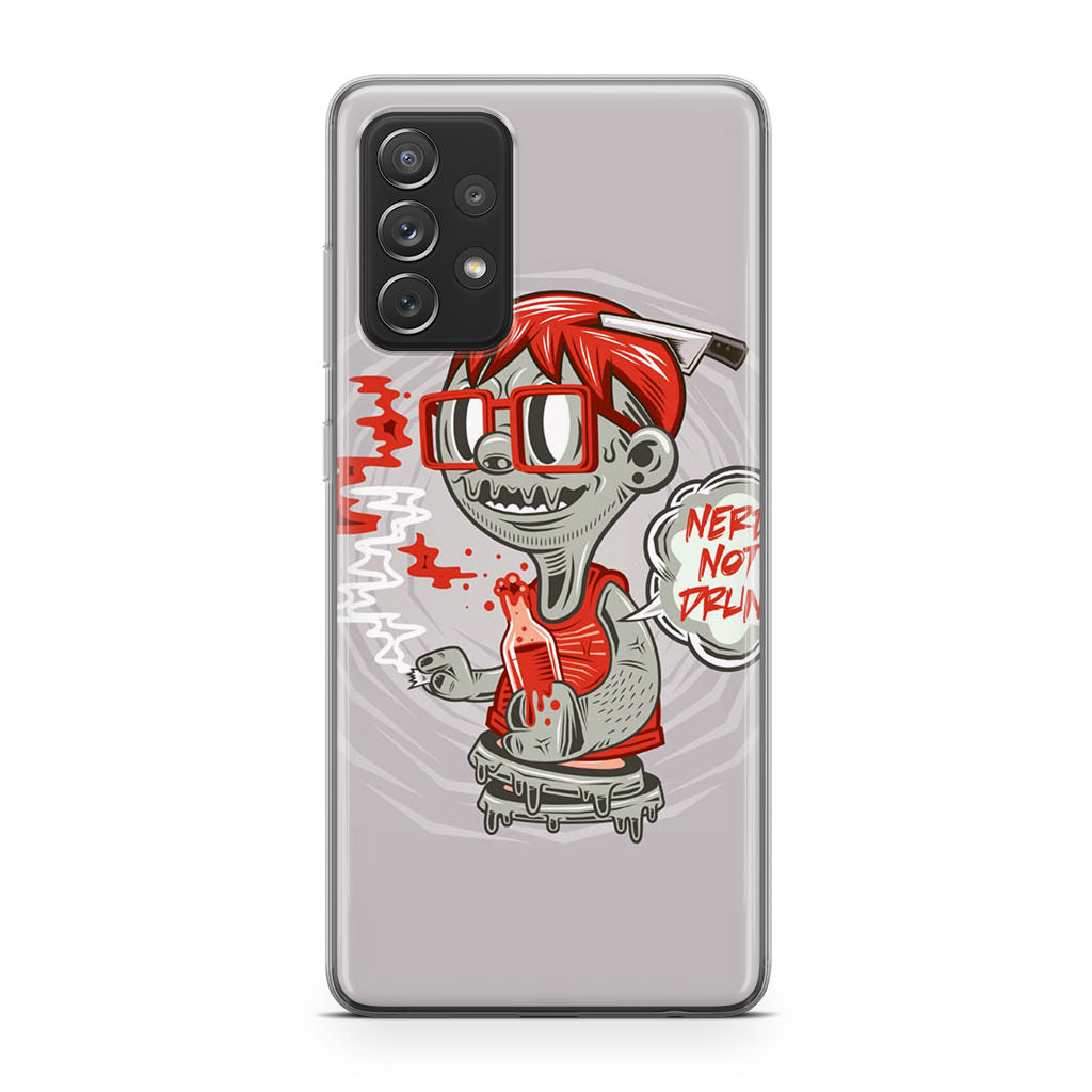 Nerd Not Drunk Zombie Galaxy A53 5G Case