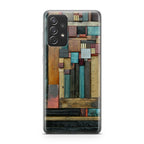 Painted Abstract Wood Sculptures Galaxy A53 5G Case