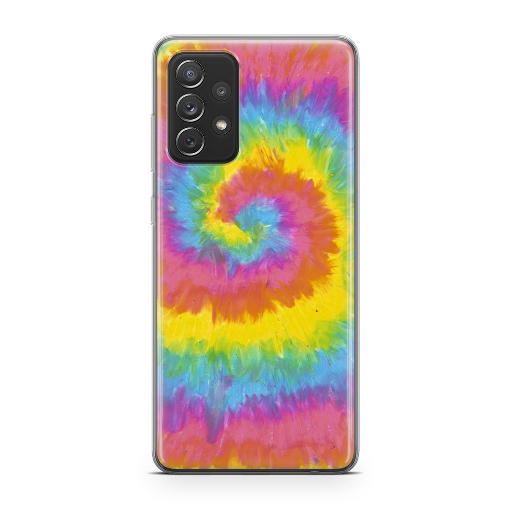 Pastel Rainbow Tie Dye Galaxy A53 5G Case