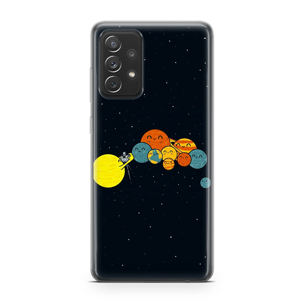 Planet Cute Illustration Galaxy A53 5G Case