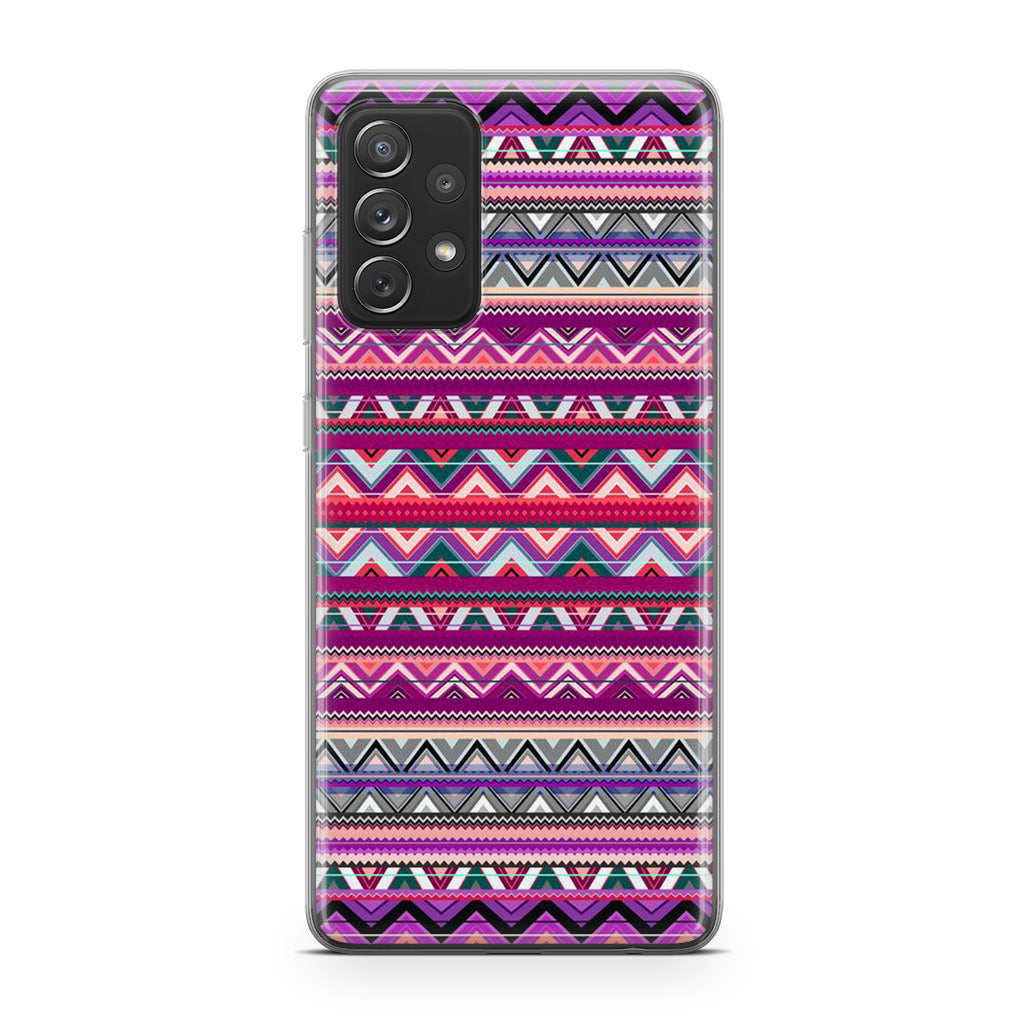 Purple Aztec Art Galaxy A53 5G Case