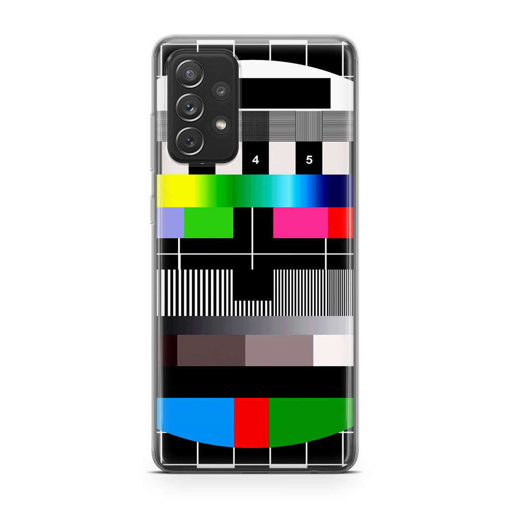 Scheme Pause TV Colorful Mesh Galaxy A53 5G Case
