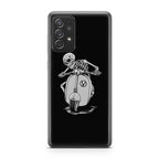 Skeleton Rides Scooter Galaxy A53 5G Case