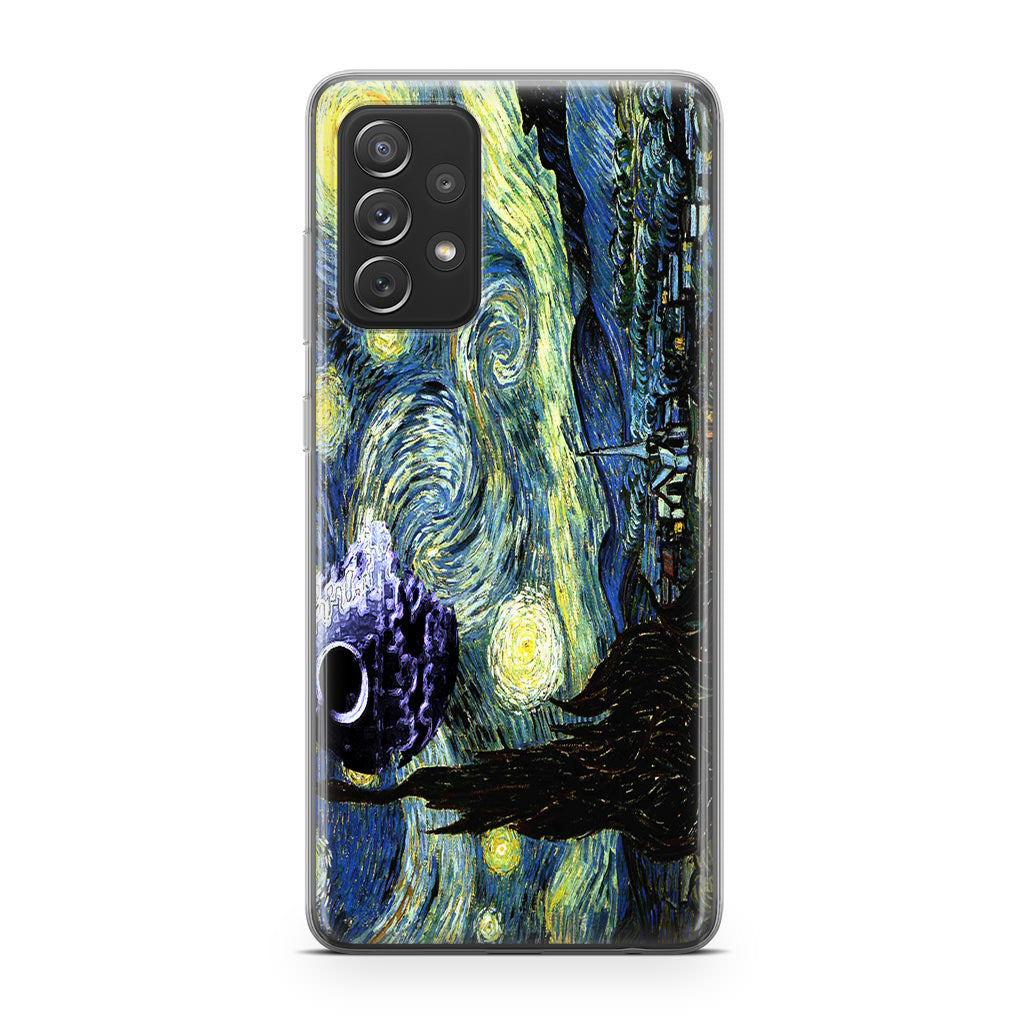 Skellington on a Starry Night Galaxy A23 5G Case