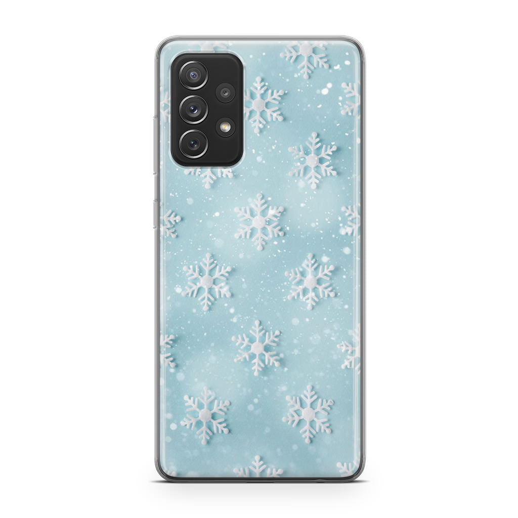 Snowflakes Pattern Galaxy A53 5G Case