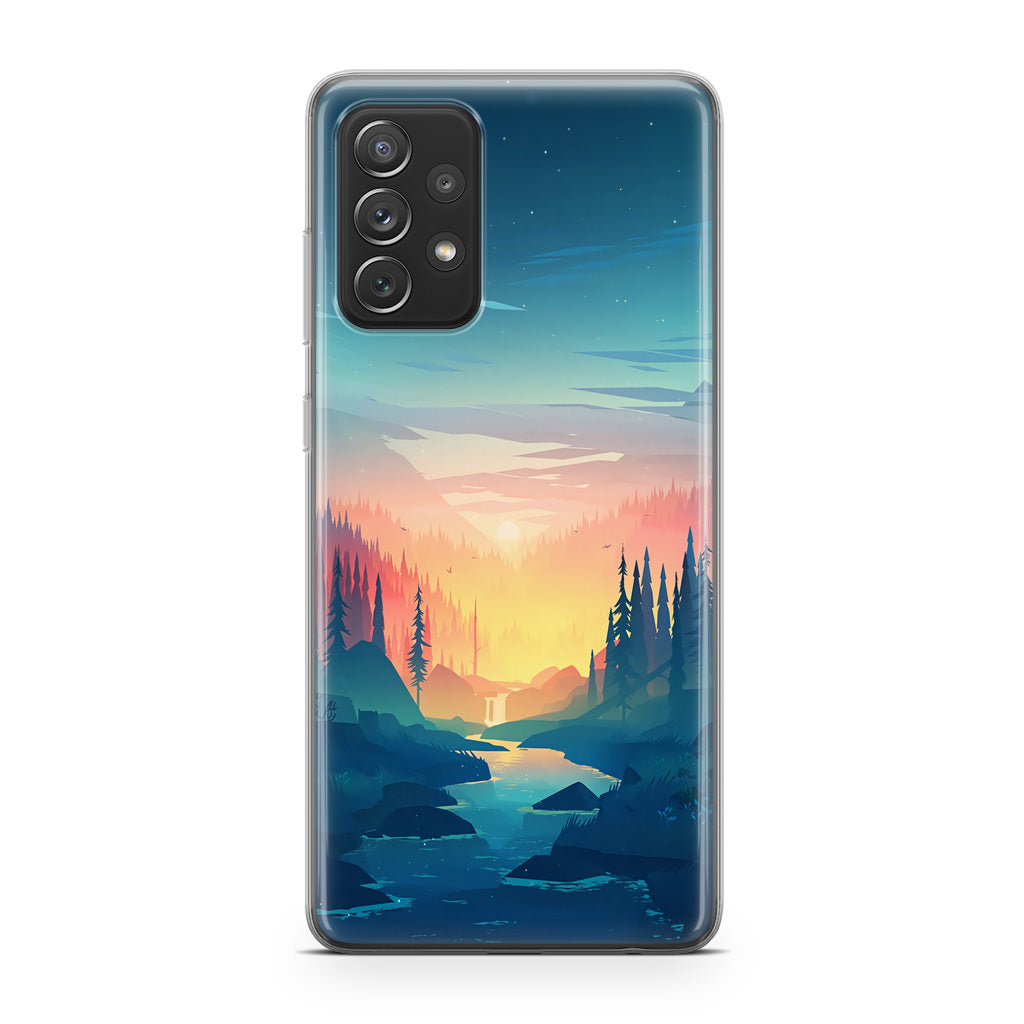 Sunset at The River Galaxy A23 5G Case