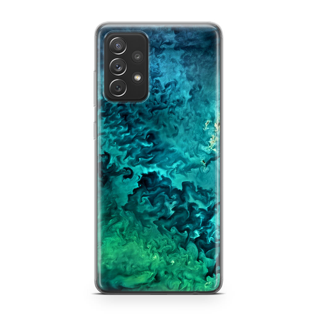 Swirls In The Yellow Sea Galaxy A53 5G Case