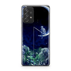 Tardis Walking To The Moon Galaxy A53 5G Case