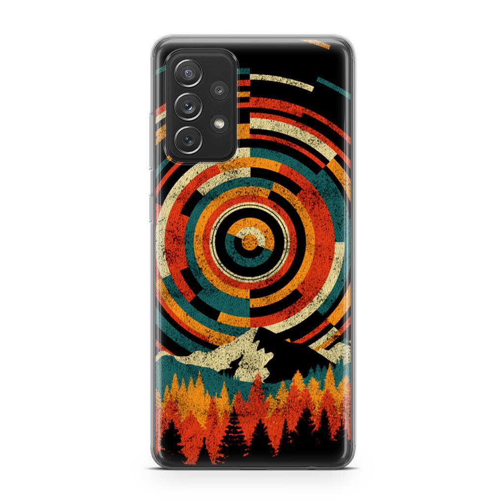The Geometry Of Sunrise Galaxy A53 5G Case