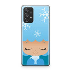 Winter Afro Girl Galaxy A53 5G Case