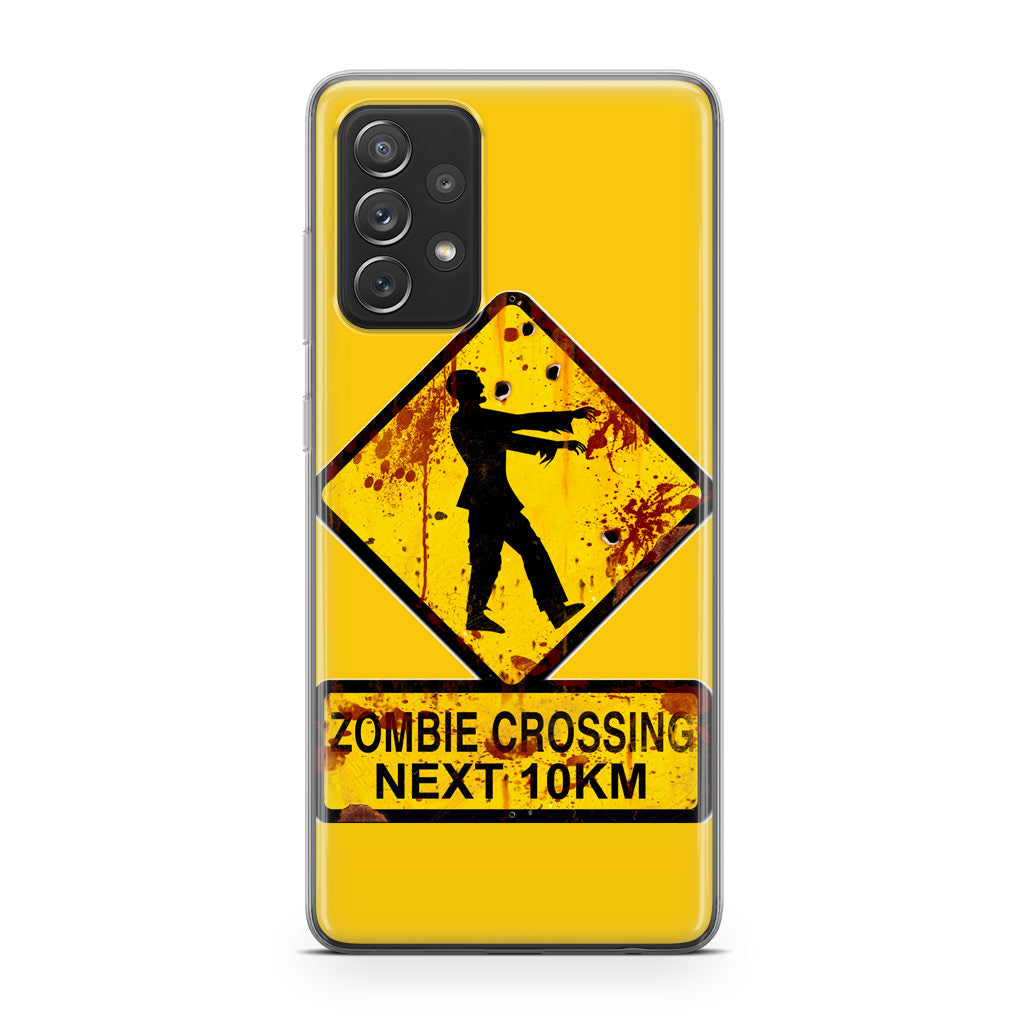 Zombie Crossing Sign Galaxy A53 5G Case