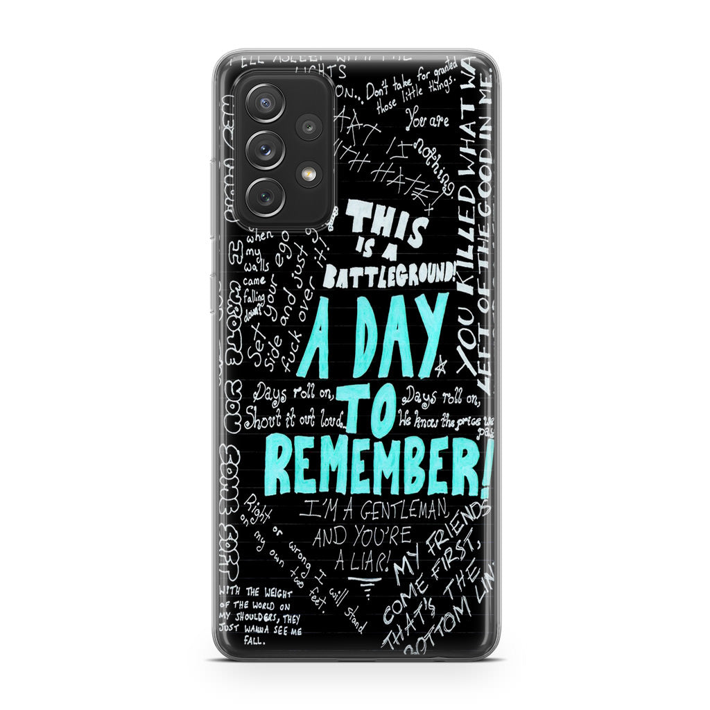 A Day To Remember Quote Galaxy A23 5G Case