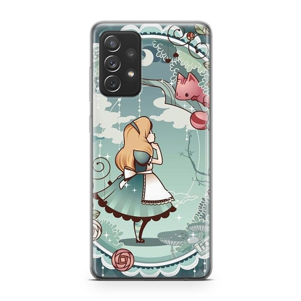 Alice And Cheshire Cat Poster Galaxy A53 5G Case