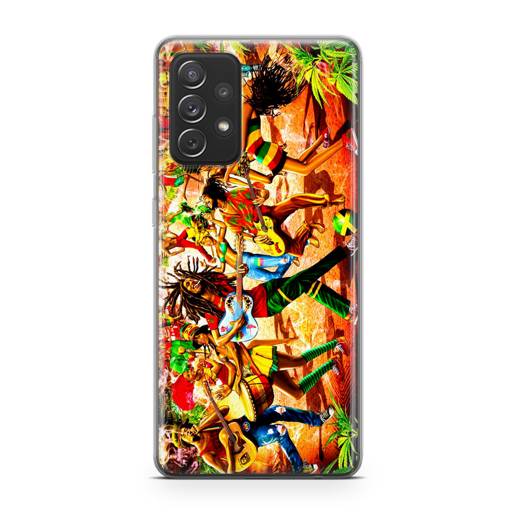Bob Marley Reggae Galaxy A53 5G Case