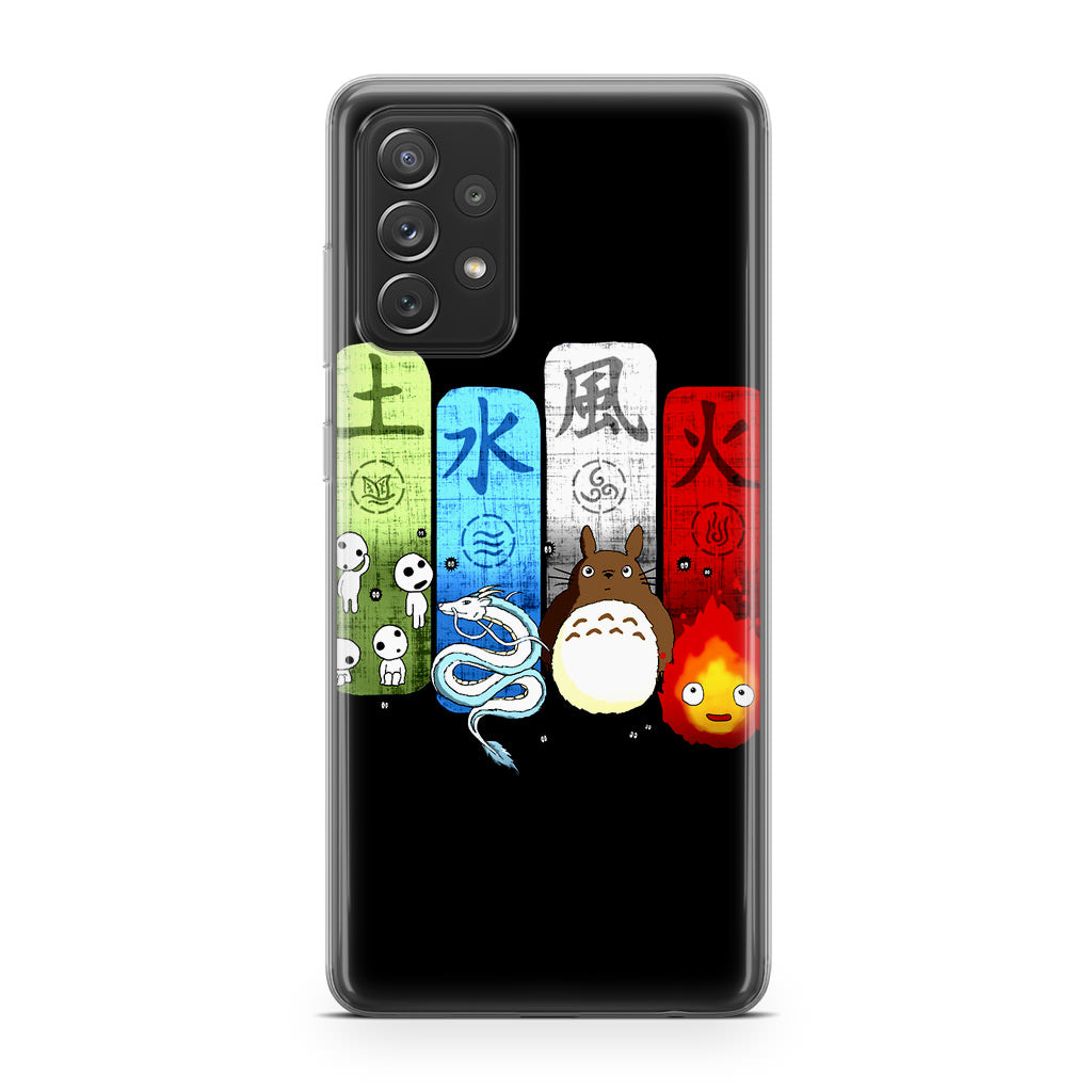 Ghibli Elemental Charms Galaxy A53 5G Case