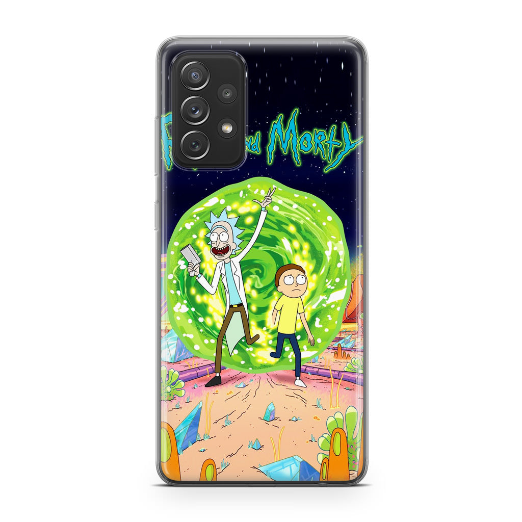 Rick And Morty Portal Gun Galaxy A23 5G Case
