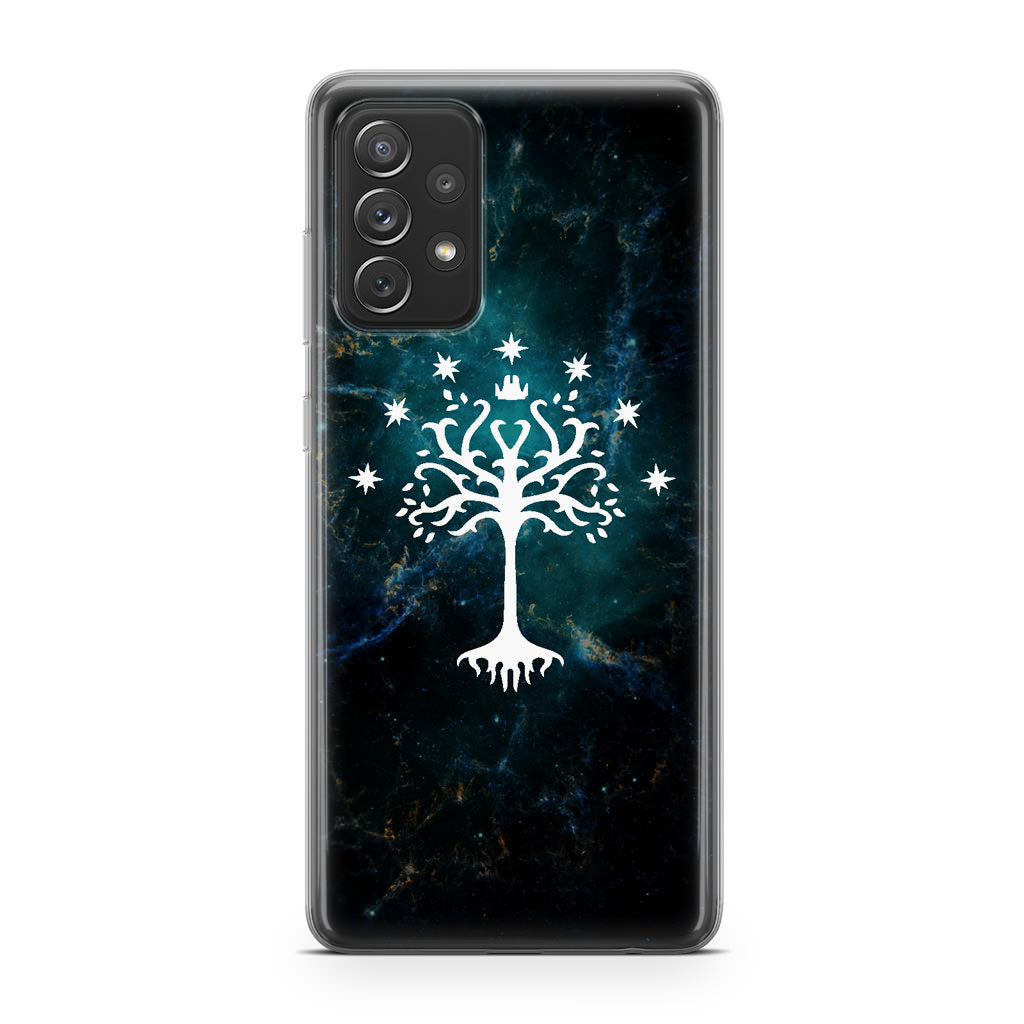 White Tree Of Gondor In Space Nebula Galaxy A23 5G Case