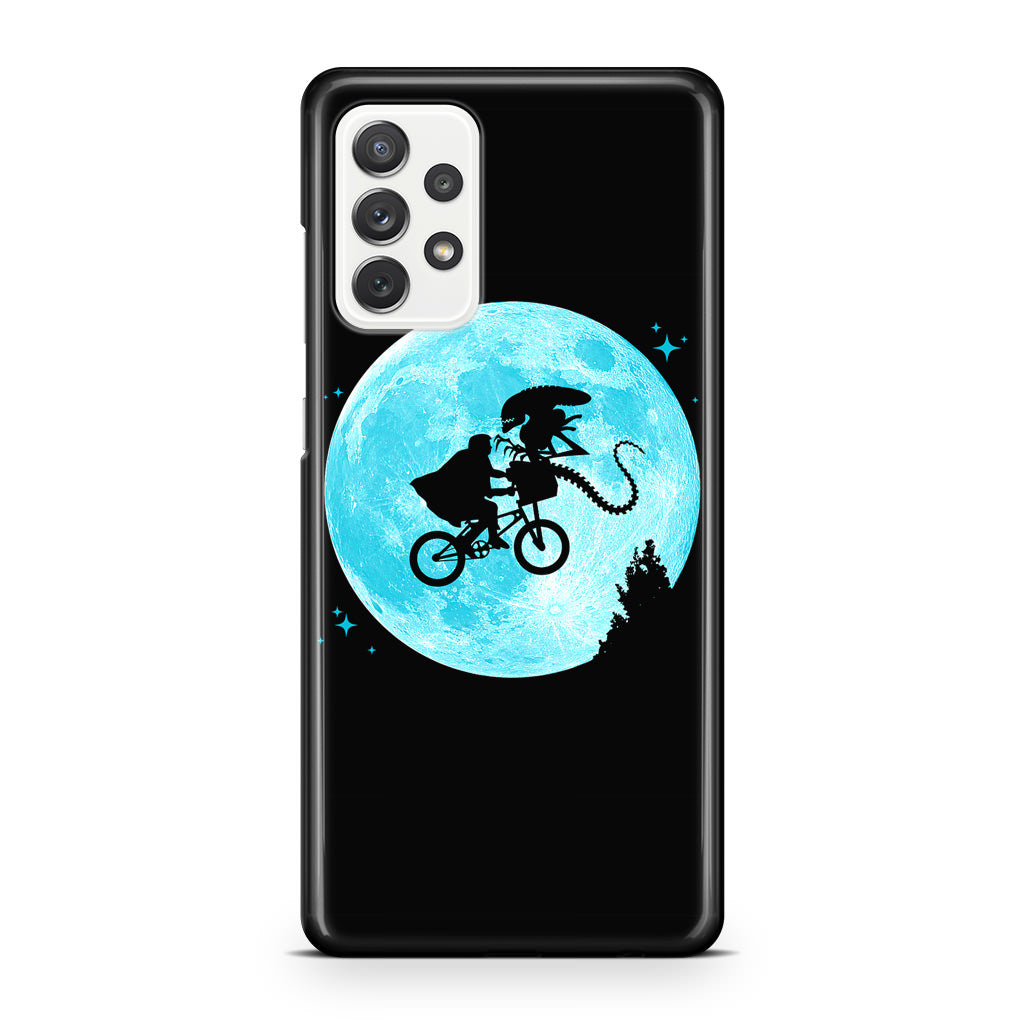 Alien Bike to the Moon Galaxy A23 5G Case